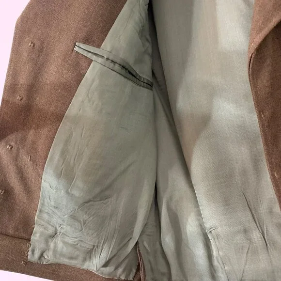 1950s Era U.S. Army Uniform Set: Ike Jacket, Pants + Hat 38R Wool Olive Green - Picture 6 of 16